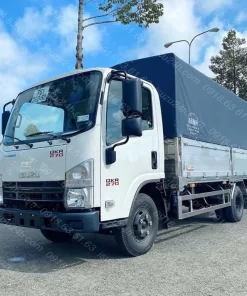 Xe tải Isuzu QKR 270 đầu vuông thùng mui bạt bửng nhôm Lượm Auto