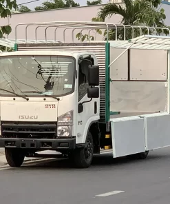 Xe tải Isuzu QKR 210/270 thùng mui bạt mở vỉ hông tiện lợi chở pallet xe nâng